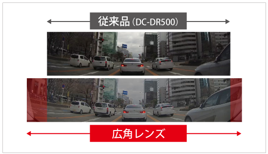 ドライブレコーダー DC-DR412